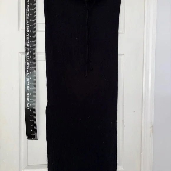 Black dress pencil ribbed forever 21 light wt. full length dress nwot by ny & co - Picture 6 of 15